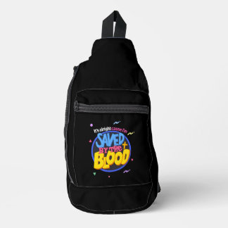 Gered door het Bloed - Christelijk Sling Bag