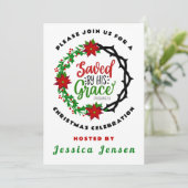 Gered door Zijn Genade Kaart (Staand voorkant)