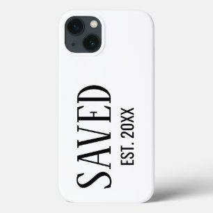 Gered Est Gevestigde Zwarte Petten Christen iPhone 13 Hoesje