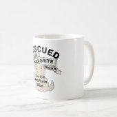 Geredde Hondenkoffie Mok - Custom Funny Pet Foto (Voorkant rechts)