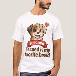 Geredde is mijn favoriete ras t-shirt