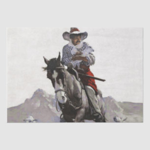 Geredde Westerse Kunst door NC Wyeth Tissuepapier