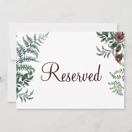 Gereduceerd bord kaart (Voorkant)