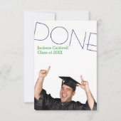 Gereed Foto Verticaal - 3x5 Graduation Party Uitno Kaart (Voorkant)