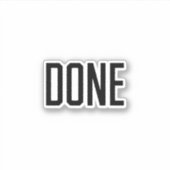 Gereed Sticker (Voorkant)