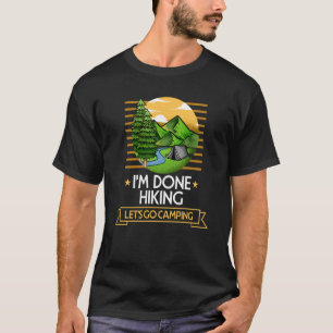 Gereed wandelaar maakt het pad van de Natuur van d T-shirt
