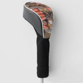 Gereedschap Antiek Rustiek Rood Man Tool Golfheadcover (Schuin)