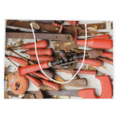 Gereedschap Antiek Rustiek Rood Man Tool Groot Cadeauzakje (Achterkant)