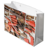 Gereedschap Antiek Rustiek Rood Man Tool Groot Cadeauzakje (Achterkant Gekanteld)