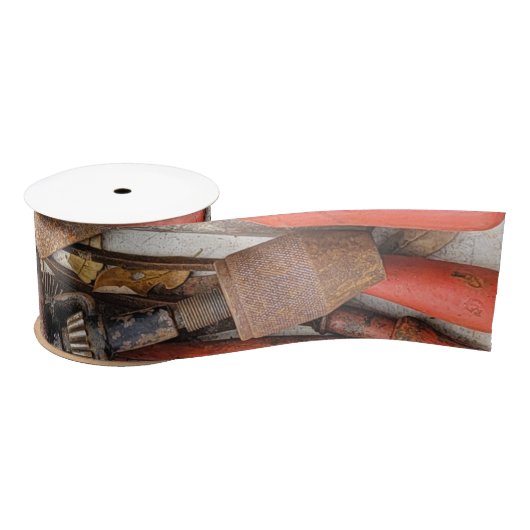 Gereedschap Antiek Rustiek Rood Man Tool Lint (Spoel)