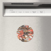 Gereedschap Antiek Rustiek Rood Man Tool Magneet (Insitu (Vaatwasser))