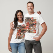 Gereedschap Antiek Rustiek Rood Man Tool T-shirt (Unisex)