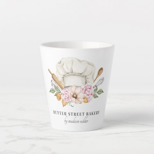 Gereedschap Bakkerij Latte Mok (Voorkant)