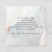 Gereedschap Bakkerij Vierkante Visitekaartje (Achterkant)