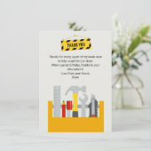 Gereedschap Dank u Opmerking Kaarten, Handyman Sta Bedankkaart (Staand voorkant)