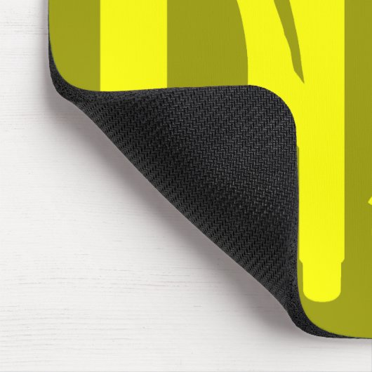 Gereedschap - Gele schaduwen Muismat (Hoek)