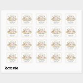 Gereedschap Gereedschap Baker Pastry Chef Waterver Vierkante Sticker (Vel)