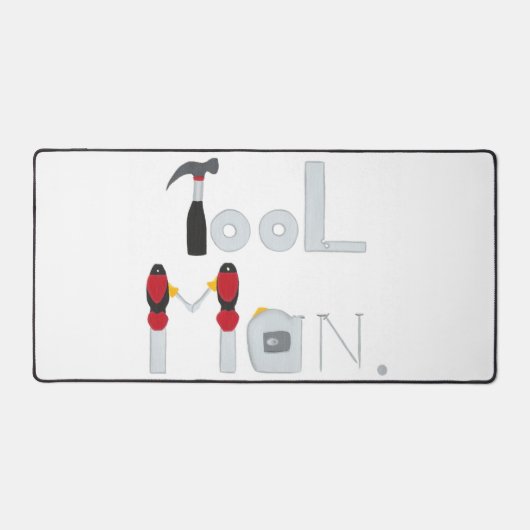 Gereedschap Man, Gereedschap in kleur Desk Mat (Voorkant)