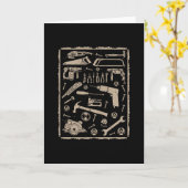 Gereedschap met lijst kaart (Gele Bloem)