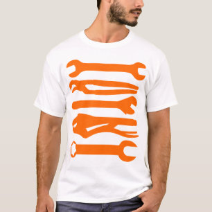 Gereedschap - Oranje T-shirt