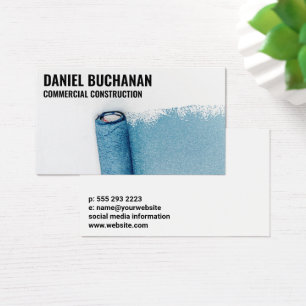 Gereedschap Paint Roller   Wand met schilfers Visitekaartje