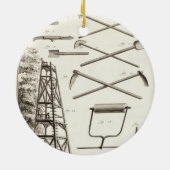 Gereedschap voor het tuineren en een mobiel snoepp keramisch ornament (Achterkant)