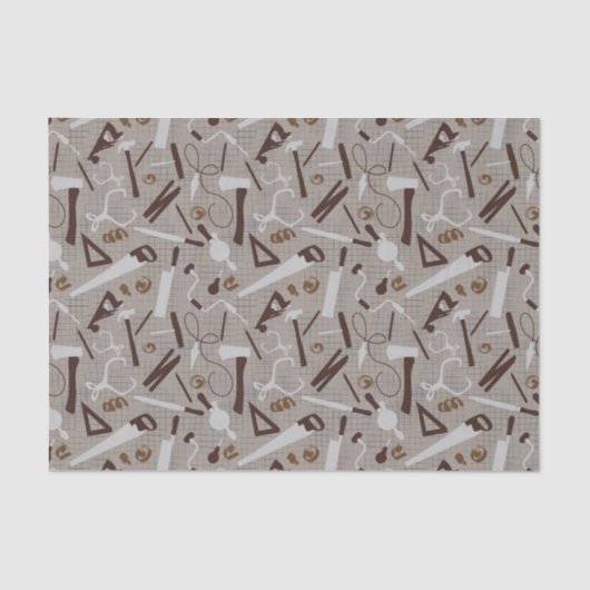 Gereedschap voor timmerwerk, houtbewerking tissuepapier (Voorkant)