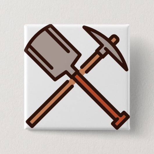 gereedschappen vierkante button 5,1 cm (Voorkant)