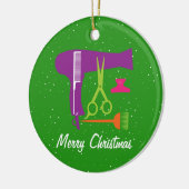 Gereedschappen voor haarstijlen keramisch ornament (Links)