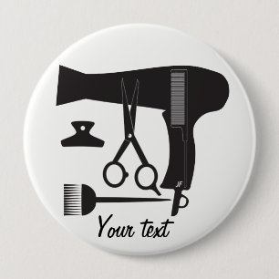 Gereedschappen voor haarstijlen ronde button 4,0 cm