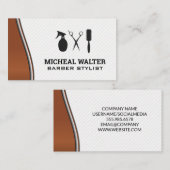 Gereedschappen voor haarstijlen visitekaartje (Voorkant / Achterkant)