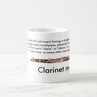 Geregeld (11 oz.) Clarinet mok