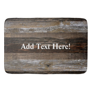 Geregenereerd hout Rustic Barn Board  hout Badmat
