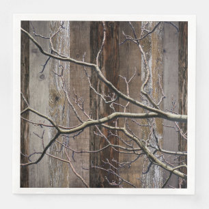Geregenereerd hout Rustic Barn Board  hout Servet