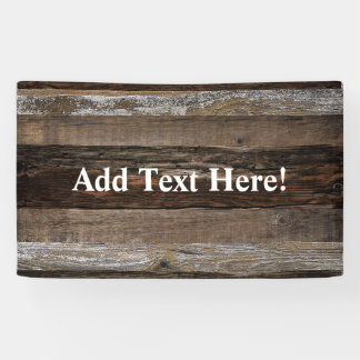 Geregenereerd hout Rustic Barn Board  hout Spandoek