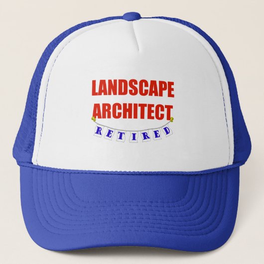 GEREGERDE LANDSCHAPE ARCHITECT TRUCKER PET (Voorkant)