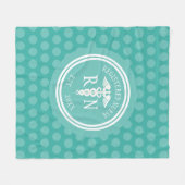 Geregistreerd Afstuderen Nurse RN Caduceus Jaar Bl Fleece Deken (Voorkant (Horizontaal))