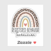 Geregistreerd Gedrag Technicus RBT BCBA ABA Gift Sticker (Vel)