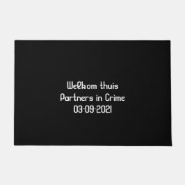 Geregistreerd partnerschap cadeau idee huis deurmat