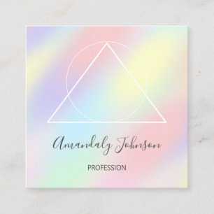 Geregistreerd verpleegkundige Doctor Phisican Pass Vierkante Visitekaartje