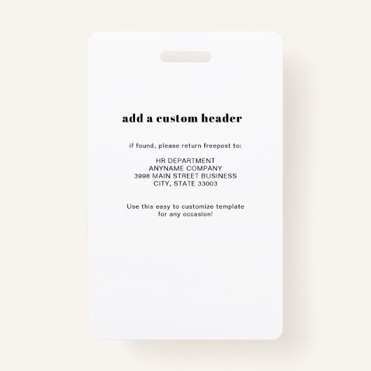 Geregistreerd verpleegkundige QR-code Medisch Cent Badge (Achterkant)