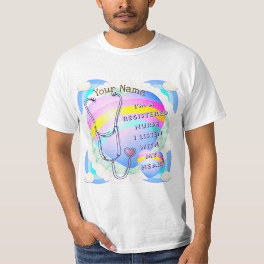 Geregistreerd zenuwhart t-shirt (Voorkant)