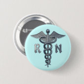 Geregistreerd zurensymbool ronde button 5,7 cm (Voorkant /achterkant)