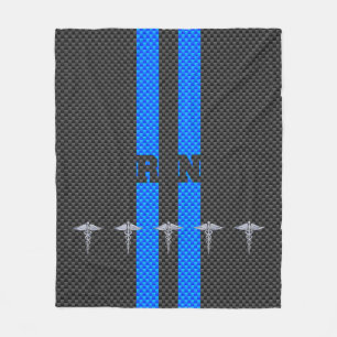 Geregistreerd zuster RN Silver Caduceus Fleece Deken