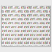 Geregistreerd zuster Rn. zurse Afstuderen Cadeaupapier (Vlak)