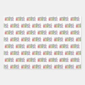 Geregistreerd zuster Rn. zurse Afstuderen Inpakpapier Vel (Voorkant)