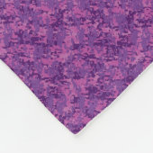 Geregistreerd zuster Silver Caduceus Roze Camoufla Fleece Deken (Hoek)