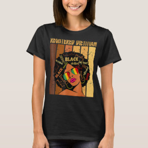 Geregistreerde Diëtist Zwarte Geschiedenis Koningi T-shirt