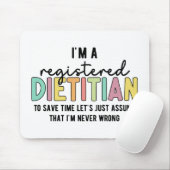 Geregistreerde Dietitititititiaanse RD heeft geen  Muismat (Met muis)