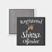 Geregistreerde Shiraz delinquent Magneet (Voorkant / Achterkant)